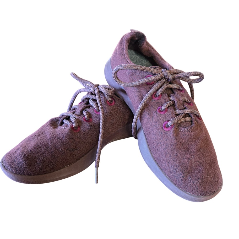 Allbirds Wool Runners Purple Merino Wool Sustainable Sneakers Womens 9W